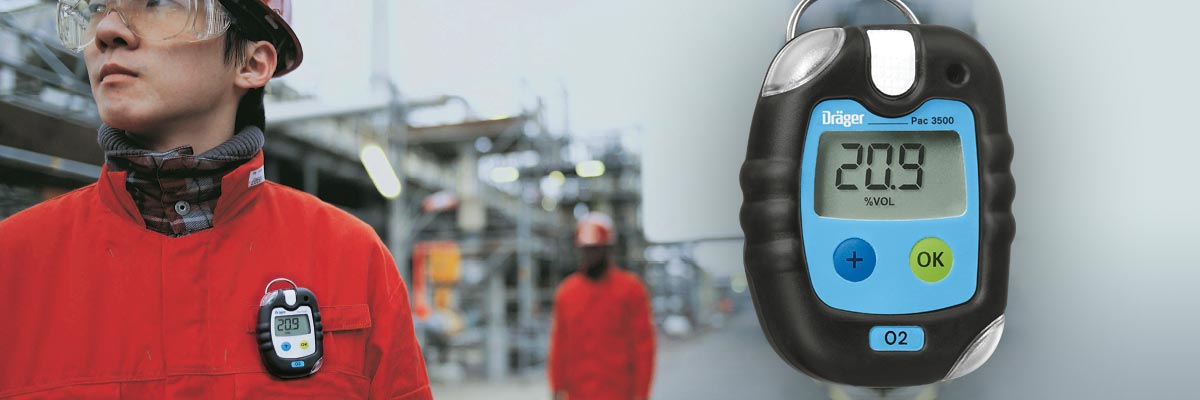 Here is the new Dräger Pac ® 3500 detector