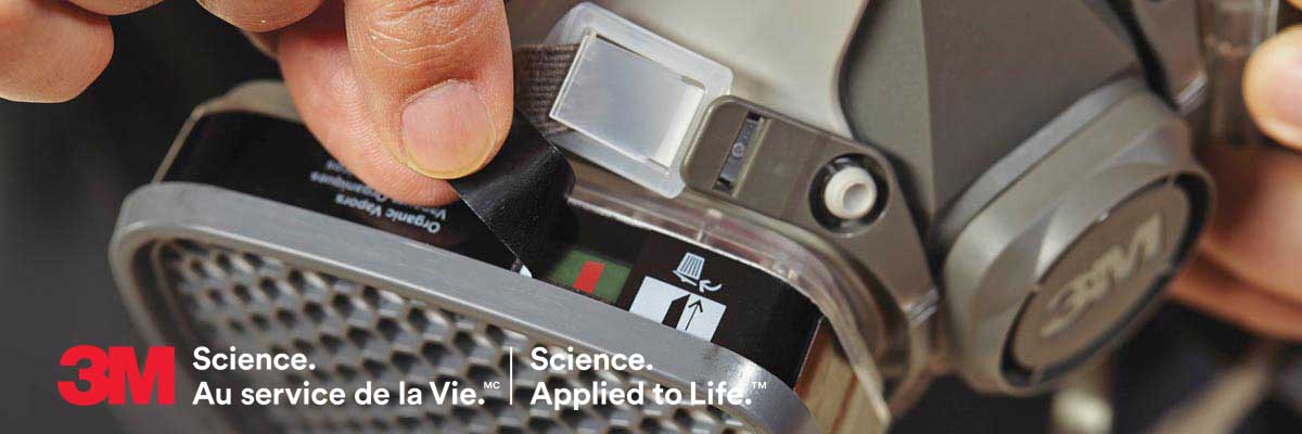 Protective masks: 3M Organic Vapor Service Life Indicator Cartridges