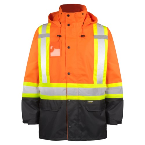 terra high-visibily 300-deniers waterproof work jacket