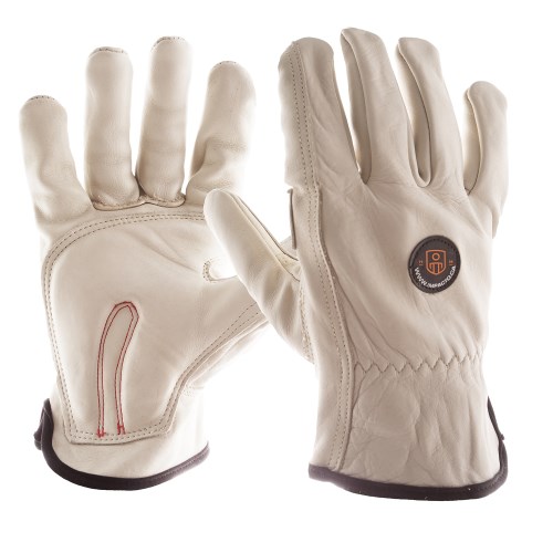 impacto impact and vibration resistant cow leather work gloves