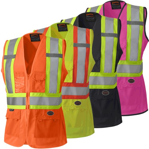 2200.808 pioneer high-visibility women's safety vest, class 2