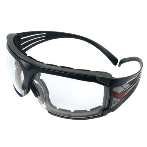 lunettes de protection securefit de série 600, verres antibuée transparents scotchgard 3m