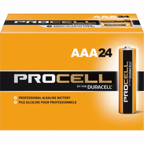aba052 duracell battery alkaline aaa 1.5v, each pc2400
