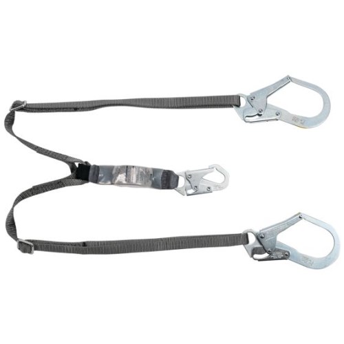 cco737 msa v-series standard 6' twin-leg adjustable energy absorbing lanyard 10188101 q26003251