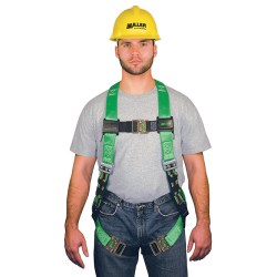 Miller Python safety harness with back padding