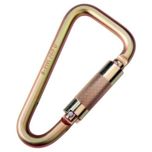 cmo018 steel carabiner with self-closing/locking gate, 1-3/16 in. (30 mm) gate opening 2000113