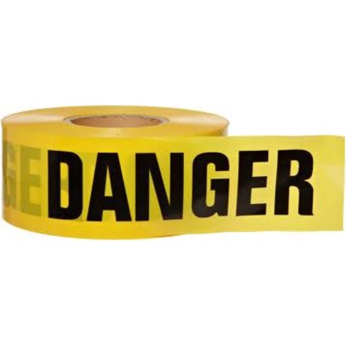 wasip barricade tape with dispenser box, danger