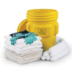 DEK009 Baril contre les déversements d'hydrocarbures, capacité d'absorption 30gal WPSK-O30 PR-AquaProtect