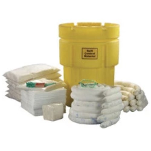 dek015 barrel against hydrocarbon spills, absorbtion capacity 65gal wpsk-o65