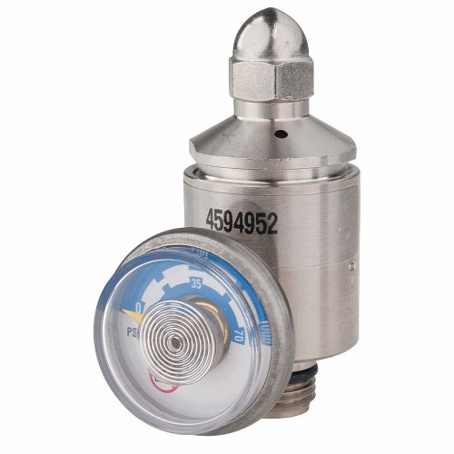 dg-4594952 draeger gas cylinder pressure regulator, 500 cc/min 4594952