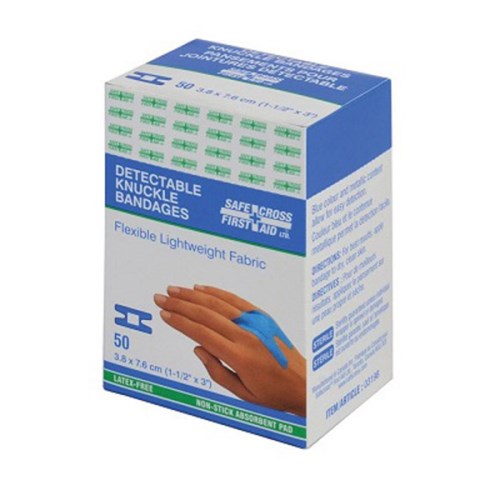 fba091 bandage fabric #03198 knuckle detectable 50/bx 03198