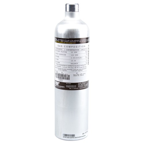 gcy41 gas calibration cylinder for 4-gas detectors, 34 liters