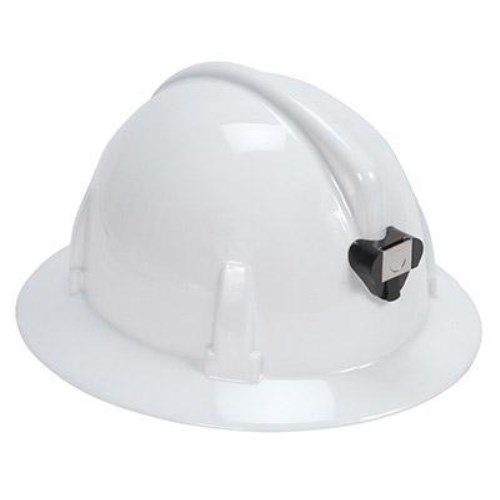 hh-tgh topgard® hard hat with lamp bracket and cord holder, full brim