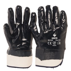 MGC048 Kosto Fully Nitrile Coated Cotton Work Gloves with Abrasion Resistance MGC048
