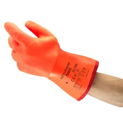 MGC084 Gants de travail d'hiver imperméables enduits de PVC avec isolation en mousse pour une chaleur supplémentaire Ansell ActivArmr® 23-700 2370011100