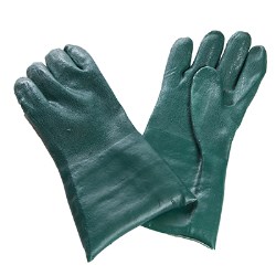 MGC245 Bunzl Safety 14" PVC Chemical Resistant Work Gloves 1214T