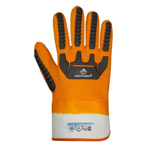 superior glove chemstop™ l868fxvb impact and chemical resistant coated gloves