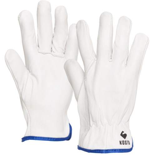mgg044 gants de travail style conducteur en cuir de mouton kosto