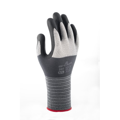 MGG743 Showa® Foam Nitrile Coated Work Gloves with Seamless Microfiber Knit Liner