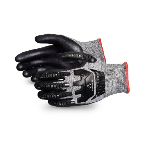 mgv143 superior glove tenactiv™ impact and cut-resistant composite knit work gloves with foam nitrile palms