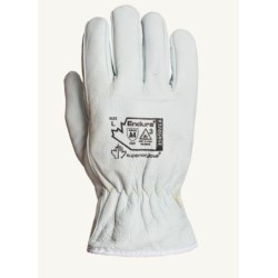MGV164 Gants de conducteur anti-coupures en cuir pleine fleur et résistants aux arcs électriques 378GKGEXXL