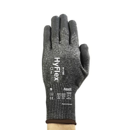 mgv196 ansell hyflex® level a4 cut-resistant coated gloves