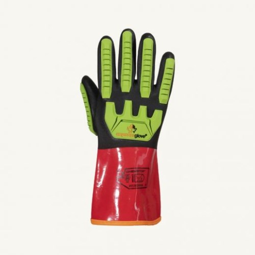 mgv403 superior glove chemstop impact-resistant pvc work gloves with aramid fibers and full nitrile coating