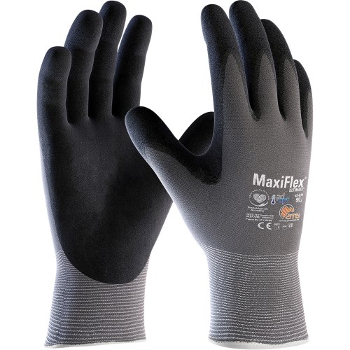 mgv411 gants de travail enduits avec revêtement en mousse de nitrile pip maxiflex ultimate ad-apt  gp42874l