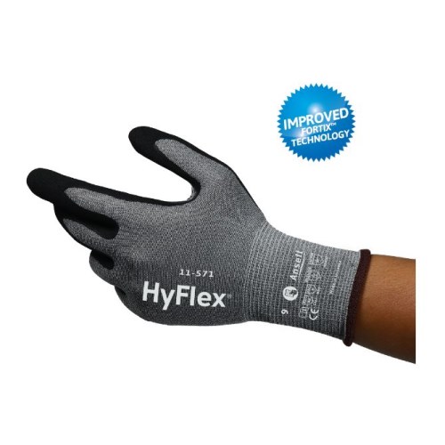 ansell hyflex 11-571 a4 cut resistance gloves