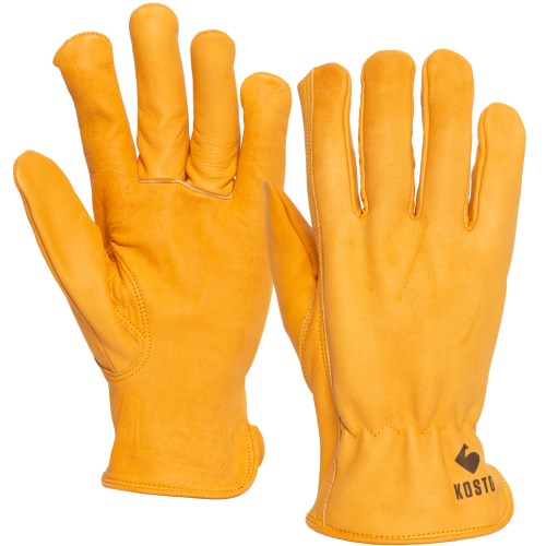 mkg202 full-grain leather driver style gloves