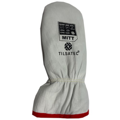 tilsatec winter thinsulate lined cut-resistant leather work mitts