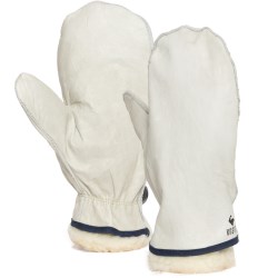 MMG301 Kosto Full Grain Cowhide Work Mitts with Removable Fleece Liner