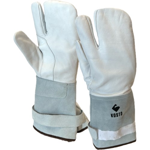 kosto 3-finger leather mitts