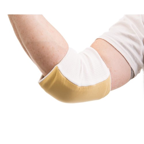 nco001 elbow guard leather grain