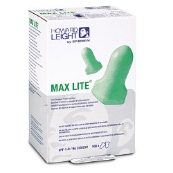 Recharge en vrac de bouchons d'oreilles sans corde pour distributeur Howard Leight® MAXIMUM LITE®
