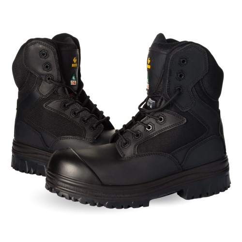pbk202 kosto tarmak 8’’ metal free work boots with side zipper