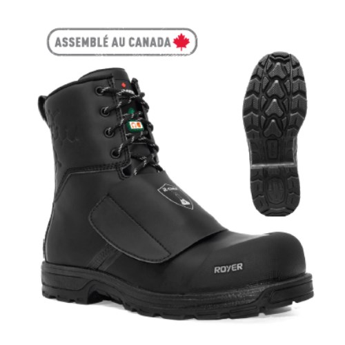 royer chemical resistant leather work boots