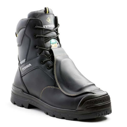 pbt045 terra barricade waterproof lined 8" work boots