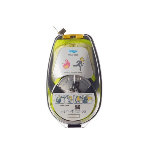 rch014 dräger parat® 5530 fire escape hood in hard case r59435
