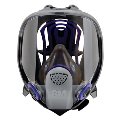 rmp019 3m ff-400 series soft silicone nose cup and large lens full-facepiece mask respirator