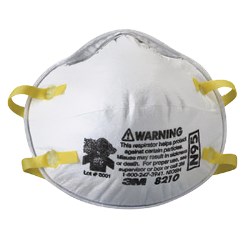 RMU021 Masque respirateur N95 sans soupape 3M 8210, 20/bte 7100006272 7000002112