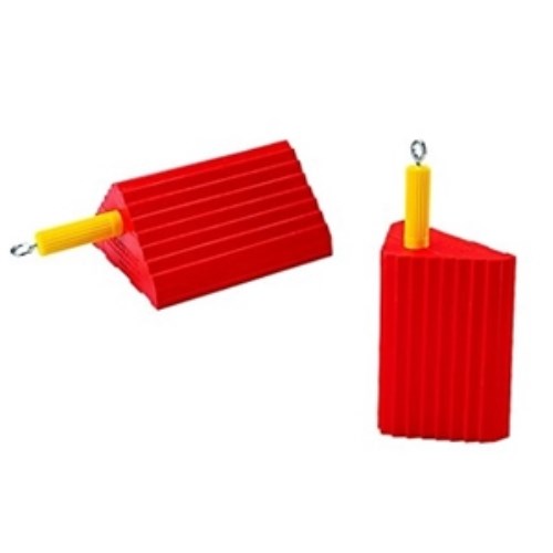 sbl009 checkers general purpose wheel chock urethane 4.5 lb uc1400-4.5p