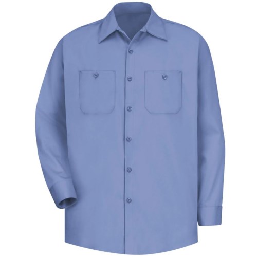 chemise de travail à manches longues, en coton infroissable red kap