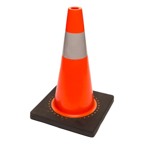 kosto 18'' pvctraffic cone with reflective band