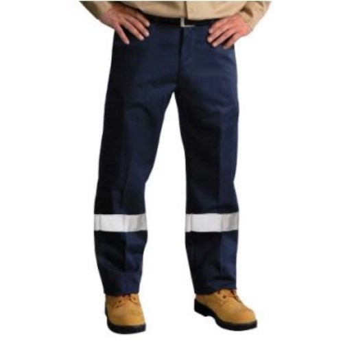 pantalon de travail en coton sergé réfléchissant ago industries