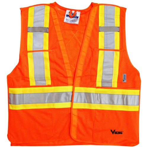 sve070 viking tear away mesh traffic vest