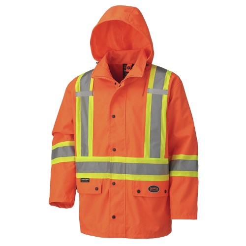 surewerx pioneer hi-viz waterproof work jacket