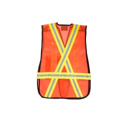 SVK371 Polyester Mesh Economic Traffic Vest with 2" Reflective Tape