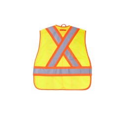 SVK379 Polyester Mesh Traffic Vest with 4" Reflective Tape