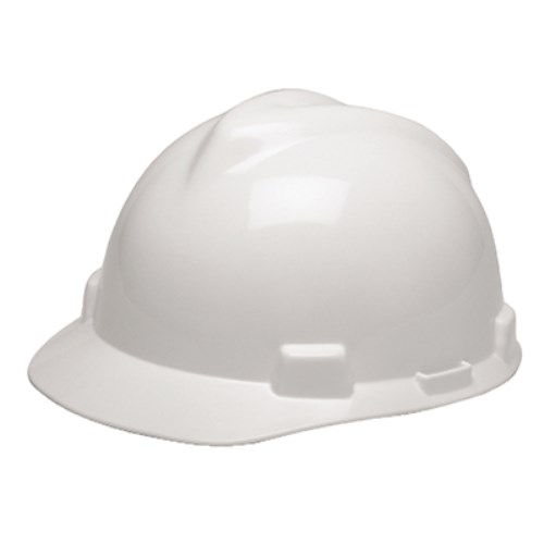 tcr202 msa v-gard slotted hard hat with fas-trac iii suspension 475358